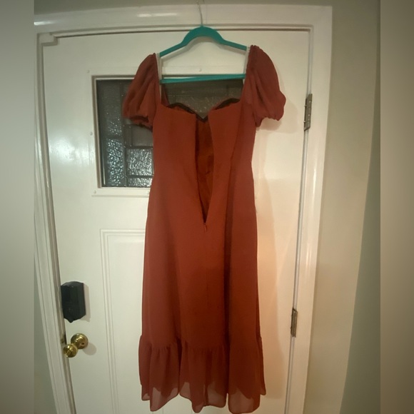 AZAZIE Midi Dress - Terracotta - Picture 9 of 12